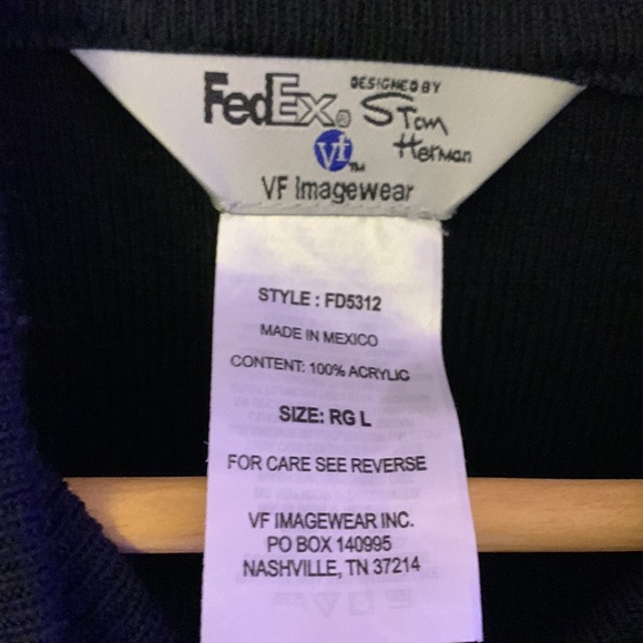 FedEx Full Zip up Sweater - Picture 2 of 5